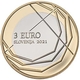 Slowenien 3 Euro Münze - 300 Jahre Skofja Loka 2021 - © Banka Slovenije