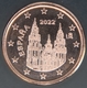 Spanien 1 Cent Münze 2022 - © eurocollection.co.uk