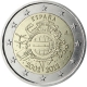 Spanien 2 Euro Münze - 10 Jahre Euro-Bargeld 2012 - © European Central Bank
