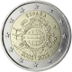 Spanien 2 Euro Münze - 10 Jahre Euro-Bargeld 2012