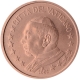 Vatikan 2 Cent Münze 2002