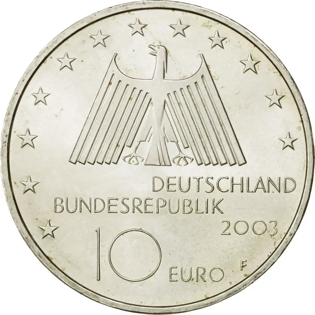 Deutschland 10 Euro Silbermünze Industrielandschaft ...