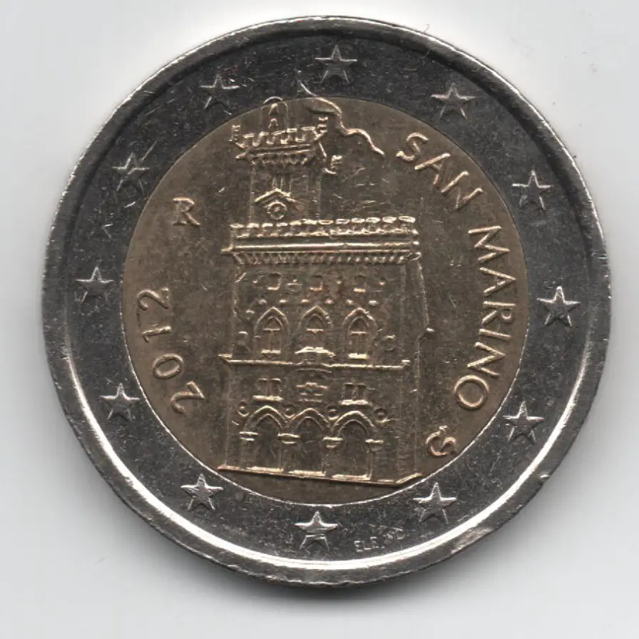 San Marino 2 Euro Münze 2012 - euro-muenzen.tv - Der Online Euromünzen