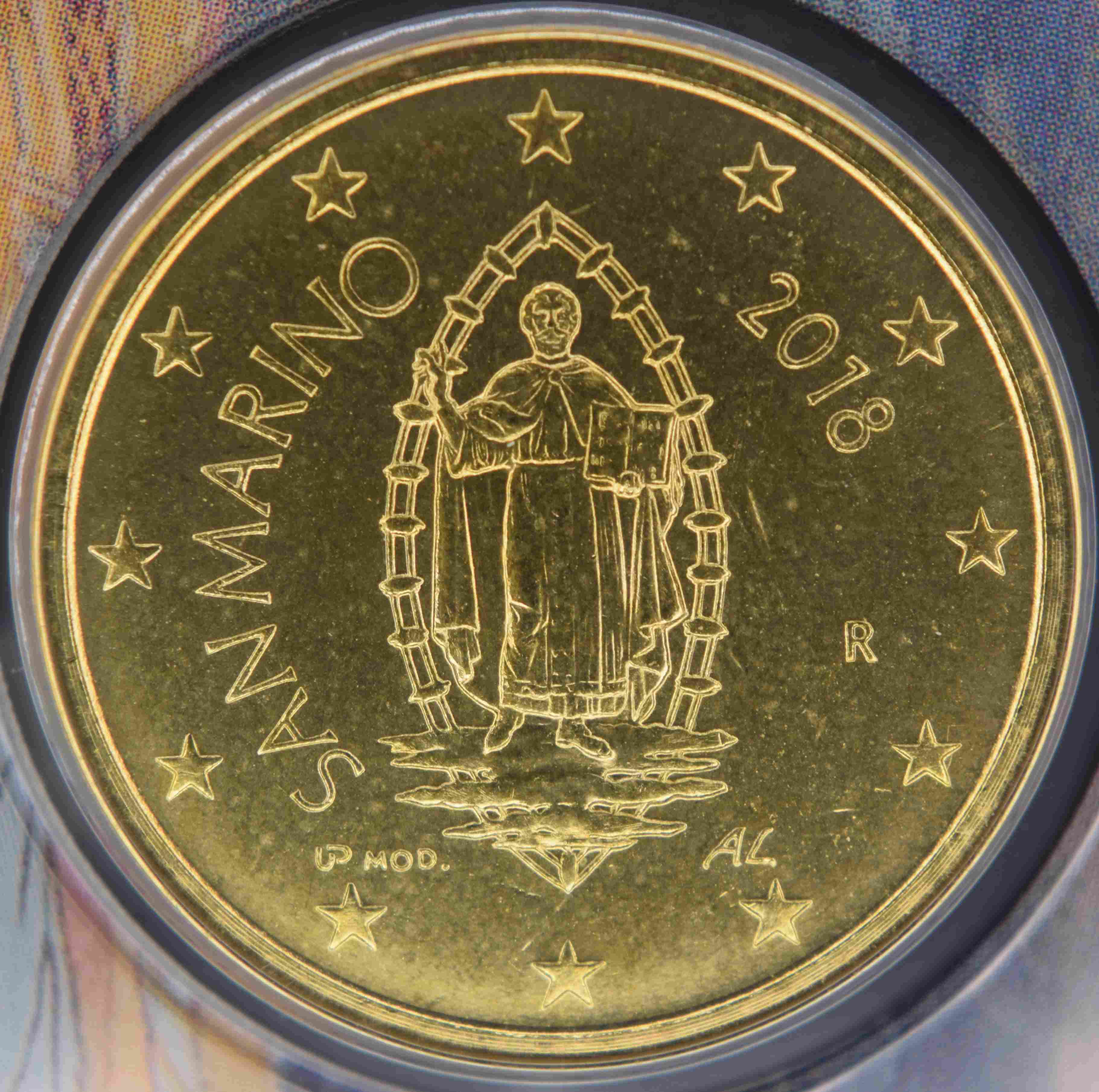 San Marino 50 Cent Münze 2018 euromuenzen.tv Der Online Euromünzen Katalog