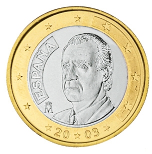 Spanien 1 Euro Münze 2003 euromuenzen.tv Der Online Euromünzen Katalog