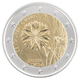 Estland 2 Euro Münze - Estnische Nationalblume - Kornblume - Centaurea Cyanus 2024 - © Michail