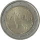 Estland 2 Euro Münze - Estnisches Nationaltier - Canis Lupus - Der Wolf 2021 - Coincard - © European Central Bank