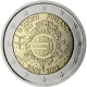 Finnland 2 Euro Münze - 10 Jahre Euro-Bargeld 2012 - © European Central Bank