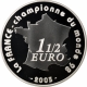 Frankreich 1 1/2 (1,50) Euro Silber Münze FIFA Fußball WM 2006 Deutschland 2005 - © NumisCorner.com