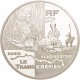 Frankreich 1 1/2 (1,50) Euro Silber Münze Weltreisen - Transsibirische Eisenbahn 2004 - © NumisCorner.com