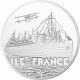 Frankreich 10 Euro Silber Münze - Französische Schiffe - Ile de France 2016 - © NumisCorner.com