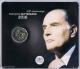 Frankreich 2 Euro Münze - 100. Geburtstag von François Mitterrand Coincard