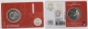 Frankreich 2 Euro Münze - Olympische Sommerspiele Paris 2024 - Herkules beim Ringkampf - Notre Dame 2024 - Coincard Nr. 4 - Rot - I - © john40
