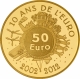 Frankreich 50 Euro Gold Münze - Säerin - 10 Jahre Euro 2012 - © NumisCorner.com