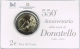 Italien 2 Euro Münze - 550. Todestag von Donatello 2016 in Coincard - © Zafira