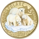 Italien 5 Euro Münze - Nachhaltige Welt - Bedrohte Tierarten - Eisbär 2021 - © IPZS