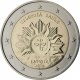Lettland 2 Euro Münze - Die aufgehende Sonne 2019 - © European Central Bank