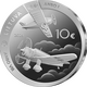 Litauen 10 Euro Silbermünze - 100 Jahre ANBO-Flugzeuge 2025 - © Bank of Lithuania