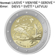 Click here to access  Lithuania 2 Euro Žuvintas Biosphere Reserve 2021 Error Coin - Latvian Edge Inscription - Coincard