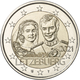 Luxemburg 2 Euro Münze - 40. Hochzeitstag von Großherzogin Maria Teresa mit Großherzog Henry 2021 - © European Central Bank