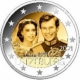Luxemburg 2 Euro Münze - 40. Hochzeitstag von Großherzogin Maria Teresa mit Großherzog Henry - Photo-Prägung 2021 - © Europäische Union 1998–2025