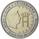 Luxemburg 2 Euro Münze - Monogramm und Portrait von Großherzog Henri 2004