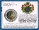 Luxemburg 2 Euro Münze - Wappen des Großherzogs Henri 2010 - Coincard -  © Zafira