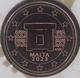 Malta 1 Cent Münze 2023 - © eurocollection.co.uk