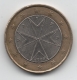 Malta 1 Euro Münze 2008 - © Krassanova