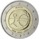Malta 2 Euro Münze - 10 Jahre Euro - WWU - UEM 2009