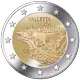 Malta 2 Euro Münze - Maltesische Städte mit Stadtmauern - Valletta 2026 - Polierte Platte - © Central Bank of Malta