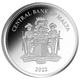 Malta 3 Euro Münze - Caravaggio - Heiliger Hieronymus 2022 - Koloriert - © Central Bank of Malta