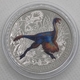 Österreich 3 Euro Münze - Super Saurier - Der schnellste Dinosaurier - Ornithomimus velox 2022 - © Kultgoalie