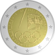 Portugal 2 Euro Münze - Teilnahme an den Olympischen Spielen in Tokio 2021 - Polierte Platte - © Michail
