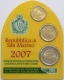 San Marino Euro Münzen Kursmünzensatz Mini-KMS 2007 - © Sonder-KMS