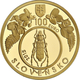 Slowakei 100 Euro Gold Münze UNESCO–Weltnaturerbe - Buchenurwälder in den Karpaten 2015 - © National Bank of Slovakia