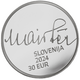 Slowenien 30 Euro Silbermünze - 150. Geburtstag von Rudolf Maister 2024 - © Banka Slovenije