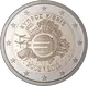 Zypern 2 Euro Münze - 10 Jahre Euro-Bargeld 2012 - Stempelglanz in Münzkapsel -  © Zypern - Central Bank