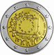 Zypern 2 Euro Münze - 30 Jahre Europaflagge 2015 - Stempelglanz in Münzkapsel - © Central Bank of Cyprus