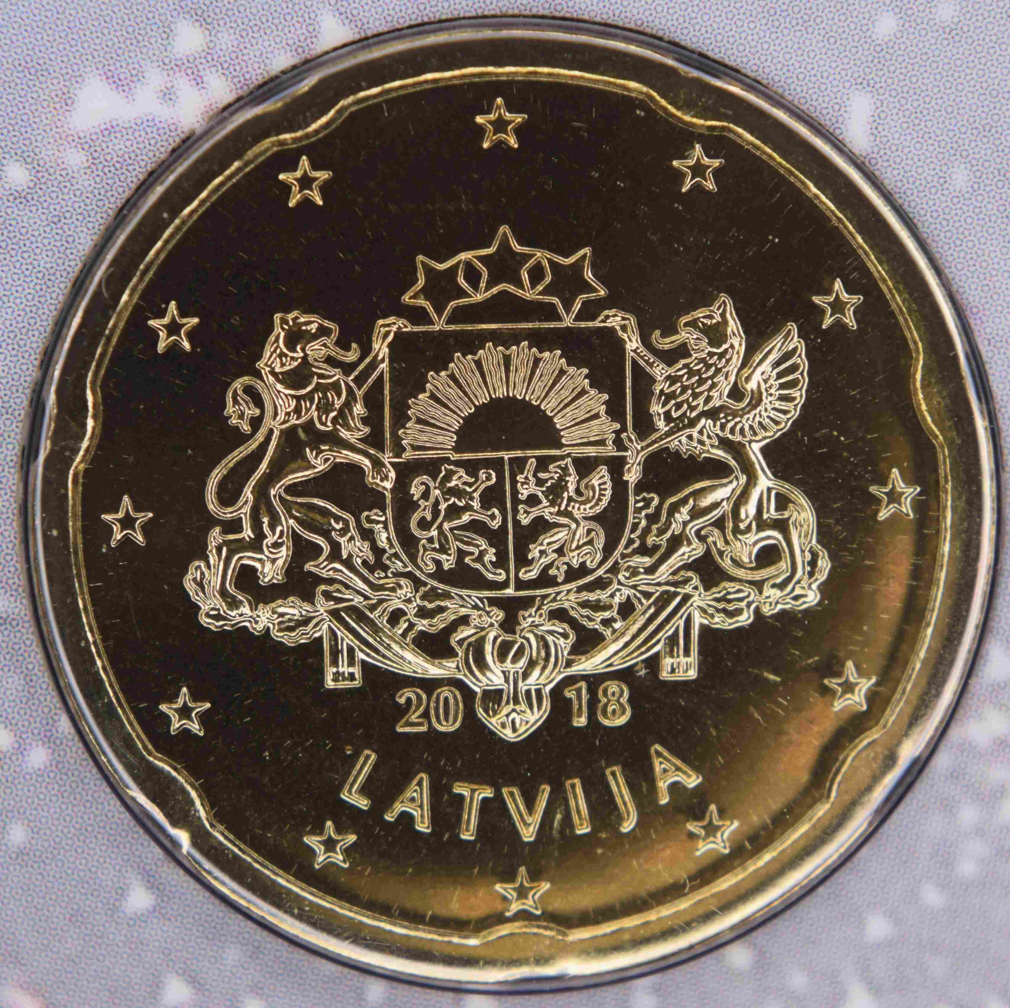 Lettland Euro Kursmünzen 2018 ᐅ Wert, Infos und Bilder bei