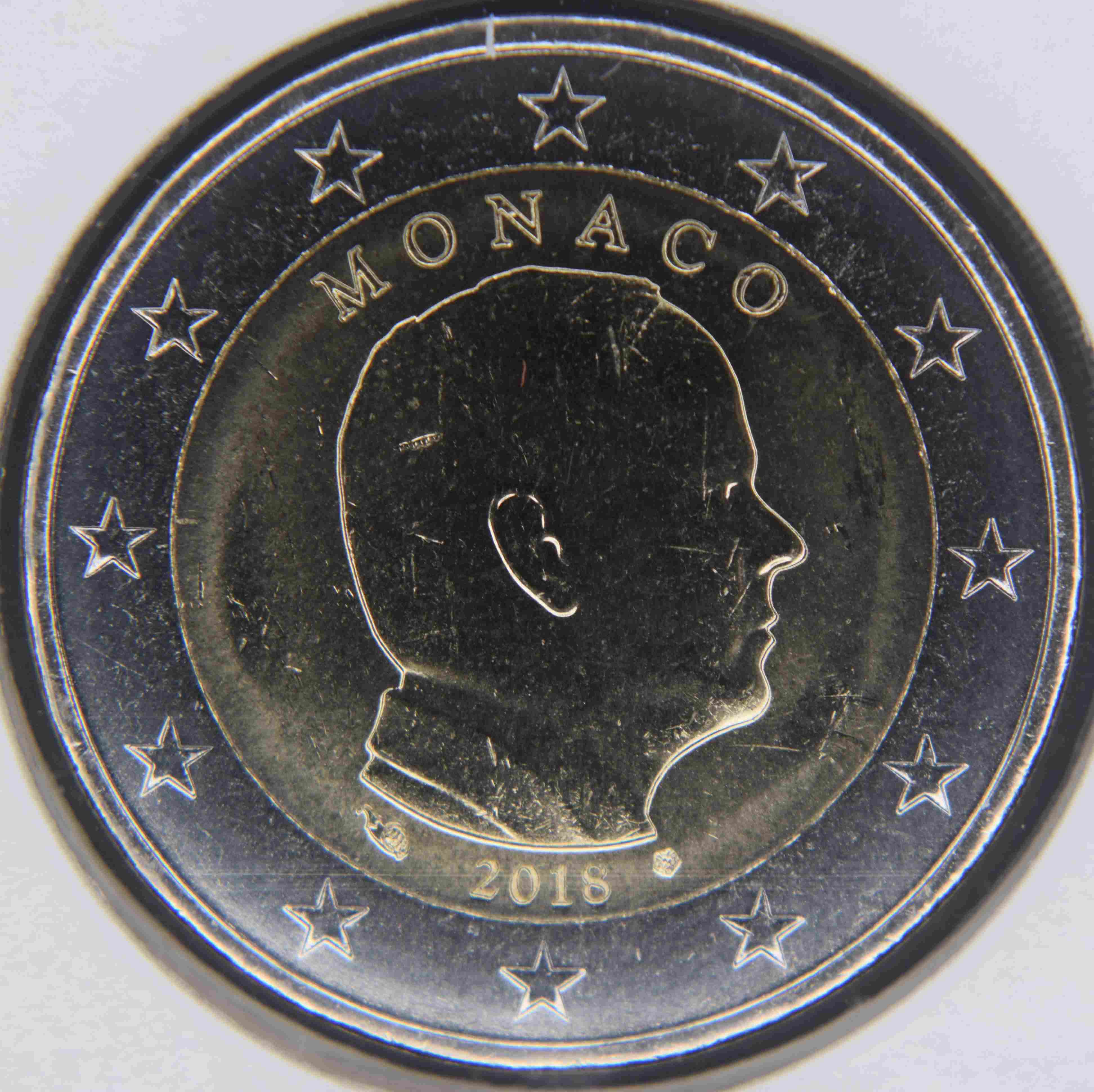 Monaco 2 Euro Münze 2018 - euro-muenzen.tv - Der Online Euromünzen Katalog