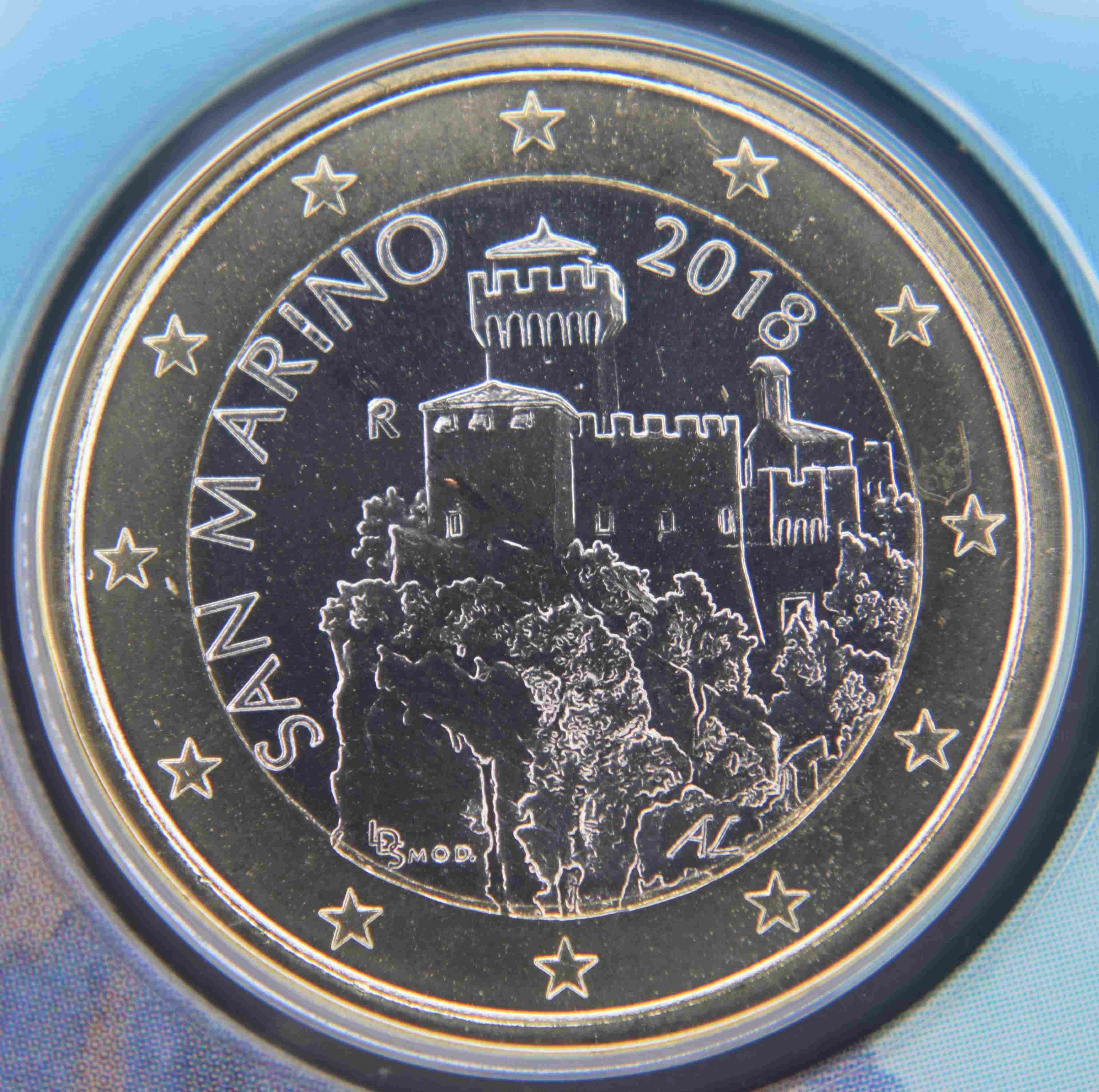 San Marino 1 Euro Münze 2018 - euro-muenzen.tv - Der Online Euromünzen
