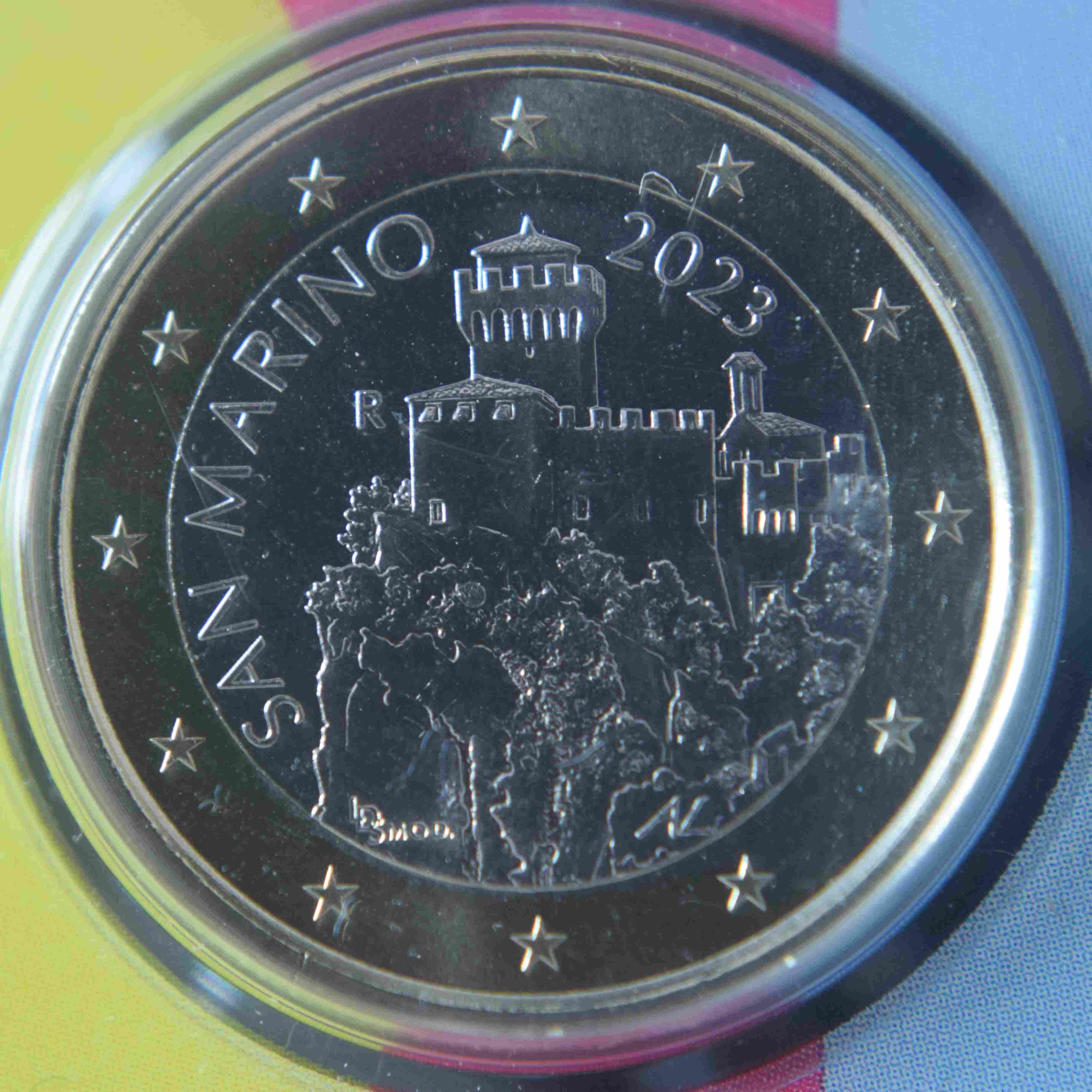 thumbnail image 2 of San Marino 2024 Euro Coin Set – 8 Coins From 1 Cent To 2 Euros 2 of 5