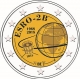 Belgien 2 Euro Münze - 50 Jahre europäischer Satellit ESRO 2B - IRIS 2018 - © Europäische Union 1998–2024