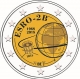 Belgien 2 Euro Münze - 50 Jahre europäischer Satellit ESRO 2B - IRIS 2018 - © Europäische Union 1998–2025