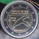 Belgien 2 Euro Münze - Rennstrecke Spa-Francorchamps 2025 in Coincard - Französische Version - © eurocollection.co.uk
