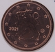 Finnland 1 Cent Münze 2021 - © eurocollection.co.uk