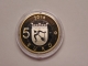 Finnland 5 Euro Münze - Tiere der Provinzen - Savonia - Prachttaucher 2014 Polierte Platte PP