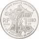 Frankreich 1 1/2 (1,50) Euro Silber Münze Bedeutende Bauwerke in Frankreich - Abtei Mont Saint Michel 2002 - © NumisCorner.com