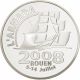 Frankreich 1 1/2 (1,50) Euro Silber Münze Großseglerparade Armada 2008 - © NumisCorner.com